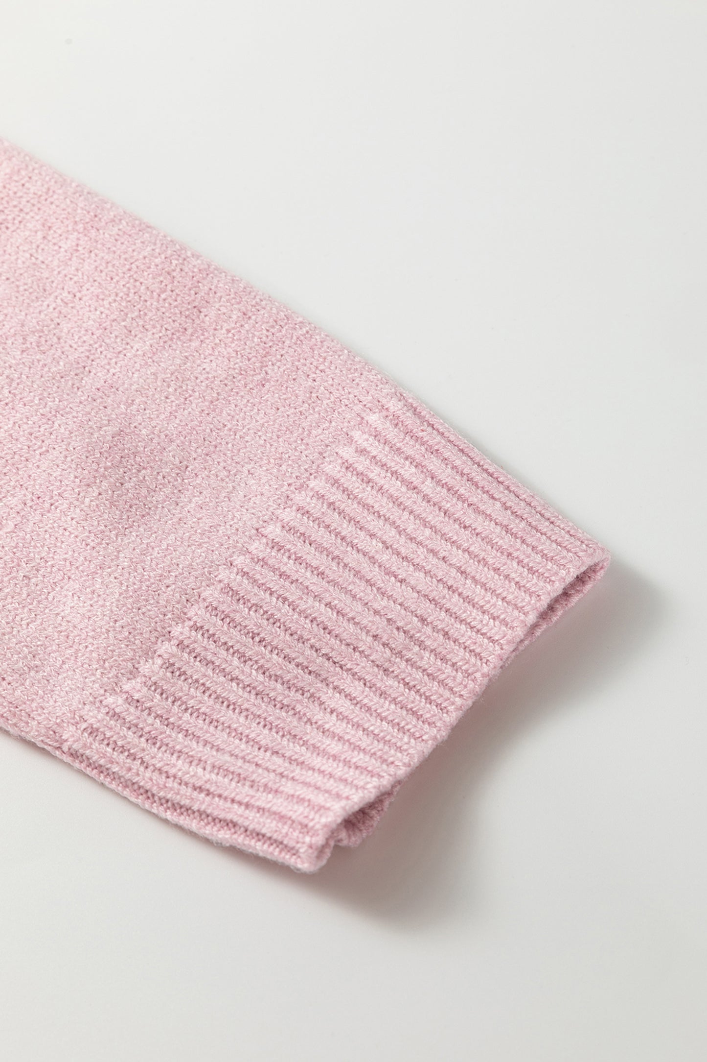 Pink Corded Love Script Graphic Baggy Sweater - Cali Chic