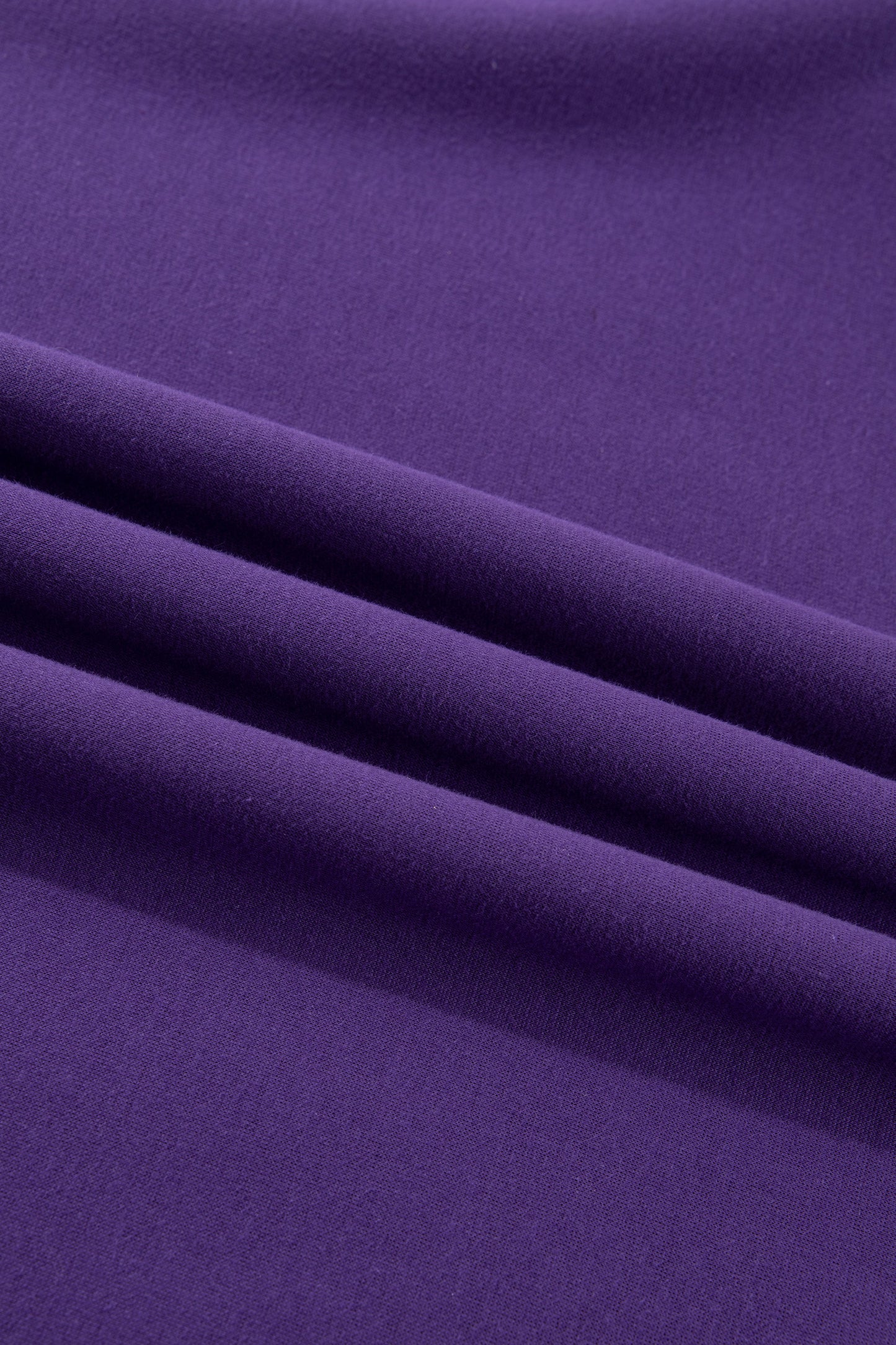 Cali Chic Women Sweatshirt Tillandsia Purple Oversize Drop Shoulder Reversible Mock Neck Sweatshirt - Cali Chic