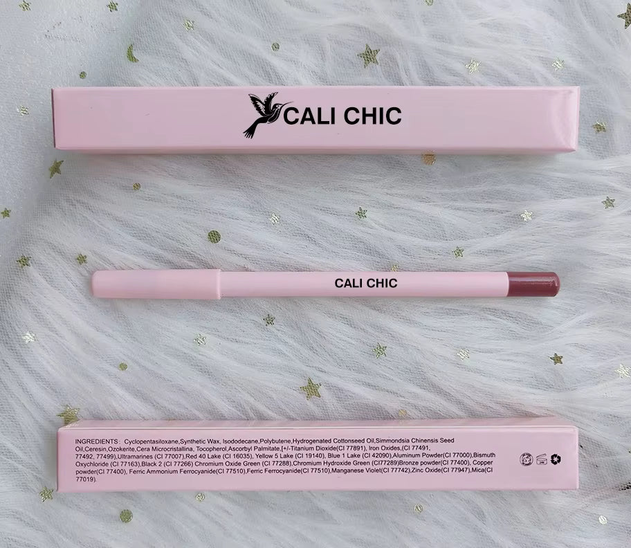 Color Lip Pencil Cream Base Stick - Shade #16 Waterproof Semi-Matte Lip Definer