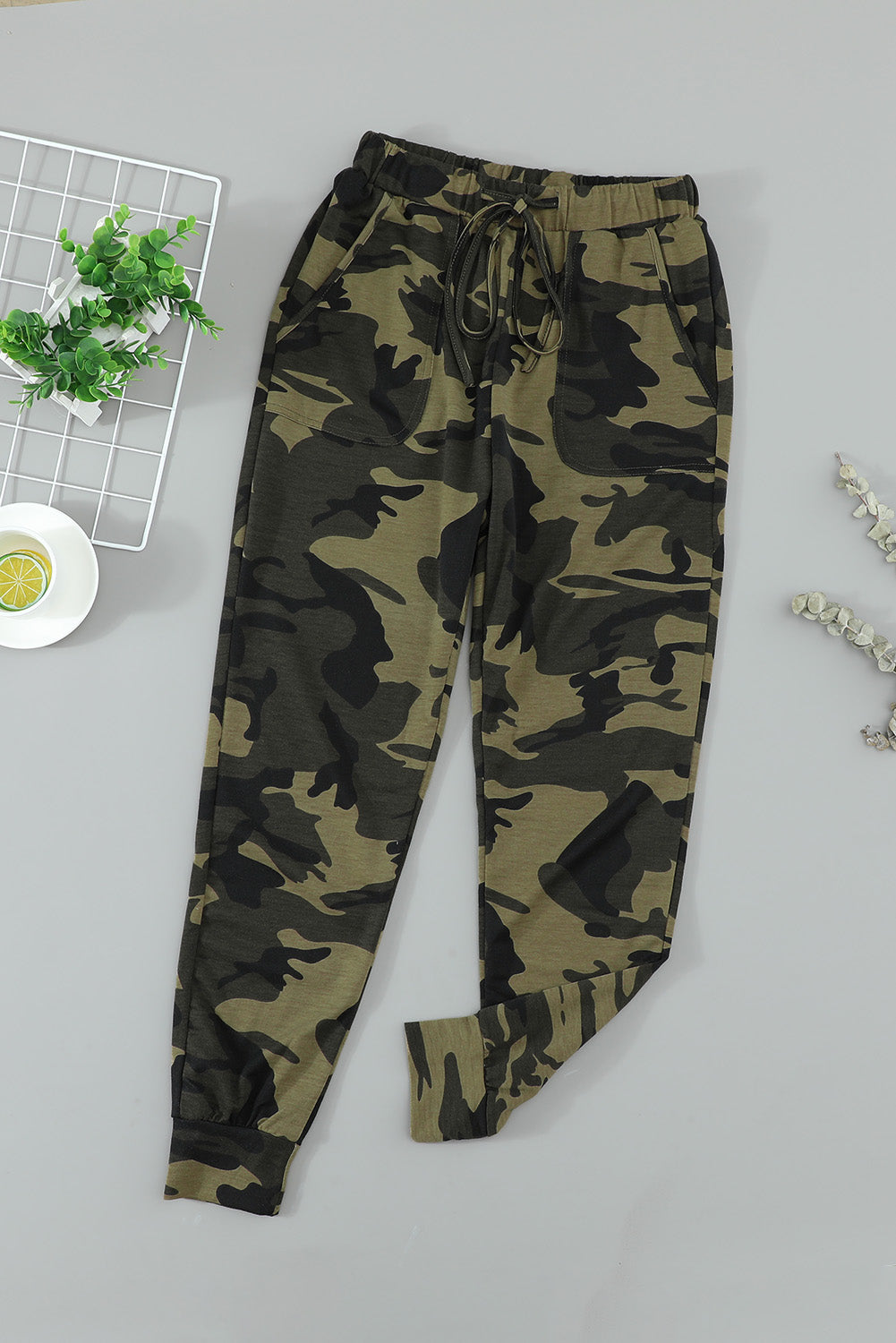 Cali Chic Fashion Camouflage Casual Sports Pants