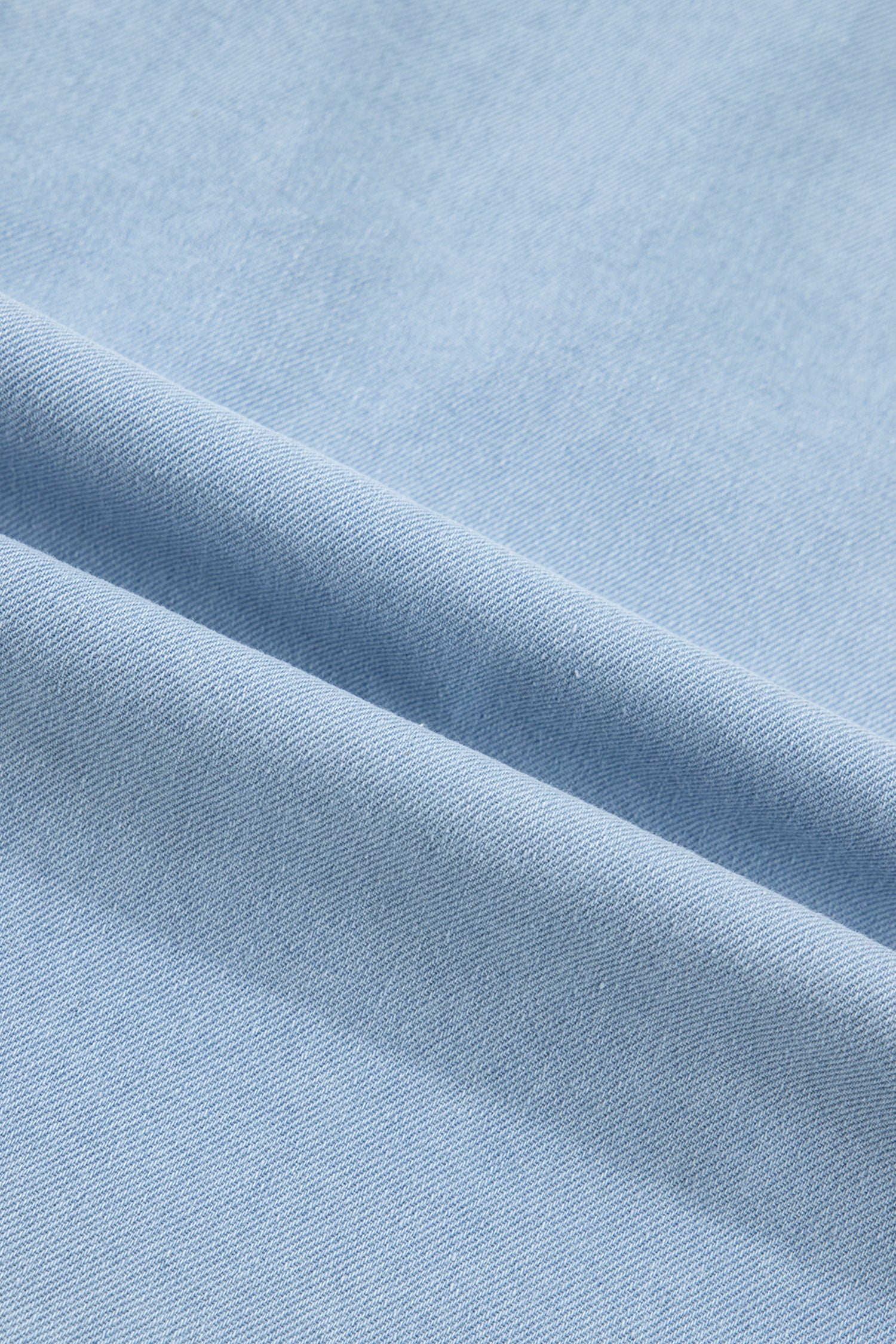 Cali Chic Women Dress Beau Blue Ruffled Edge Collared Shift Denim Dress with Pockets - Cali Chic