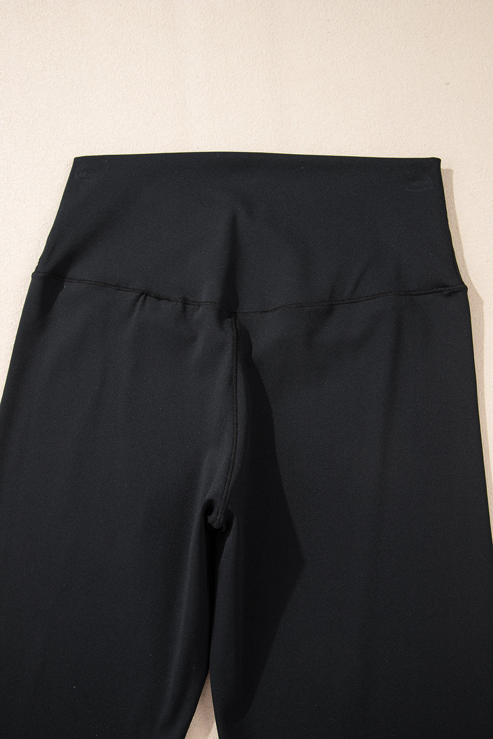 Cali Chic Women's Leggings Black V Shape High Waist Flared Pants