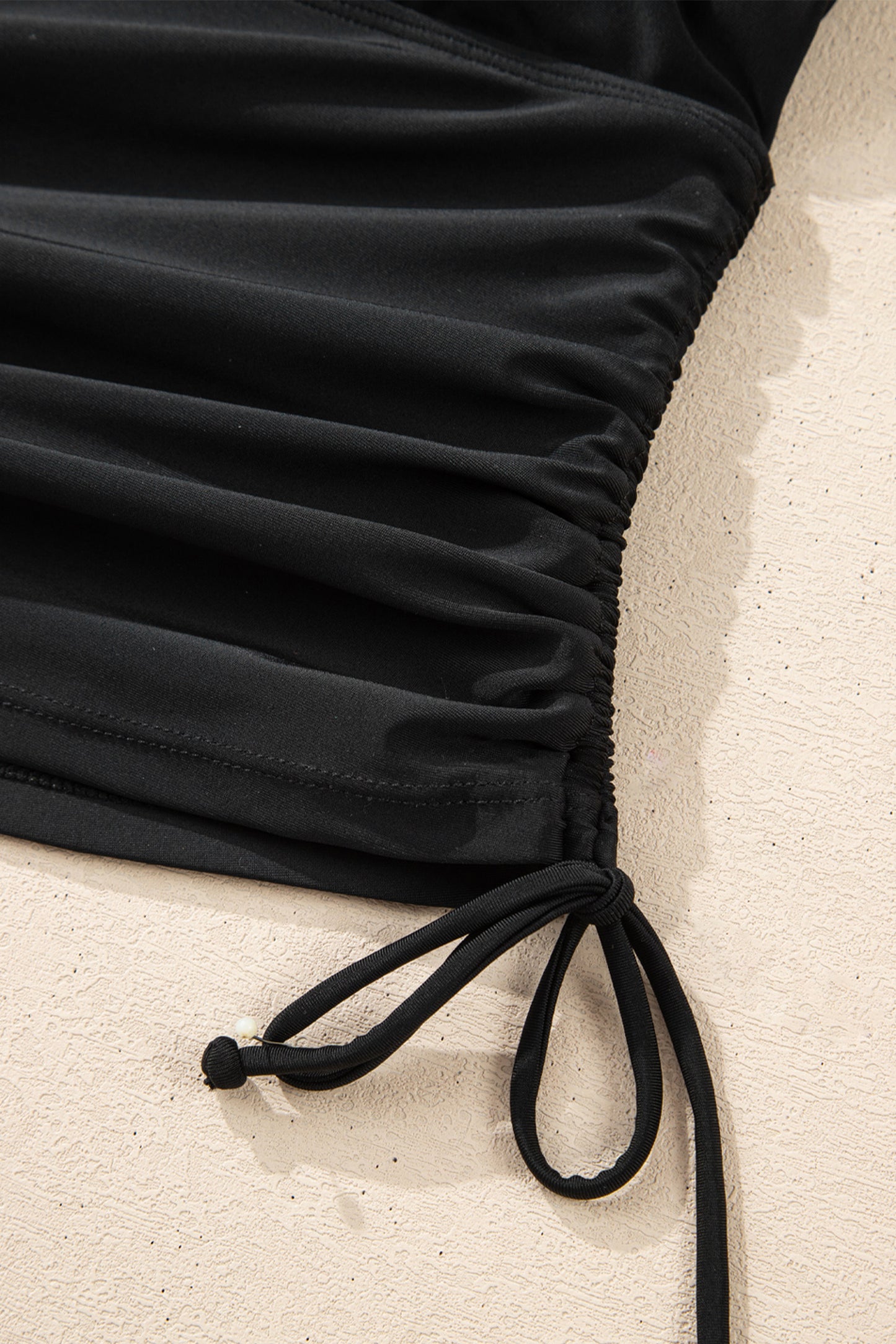 Cali Chic Women Swimsuit Black Scoop Neck Adjustable Tankini and Matching Skort Bathing Suit - Cali Chic