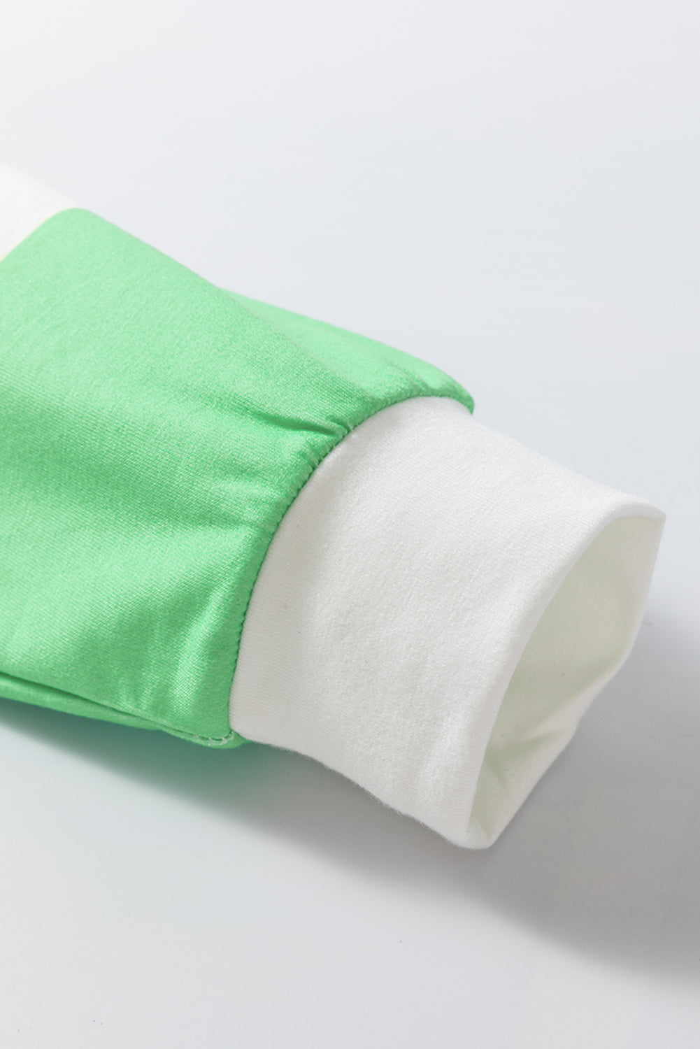 Cali Chic Women Top Rose Red Colorblock Striped Drop Shoulder Long Sleeve Top - Cali Chic