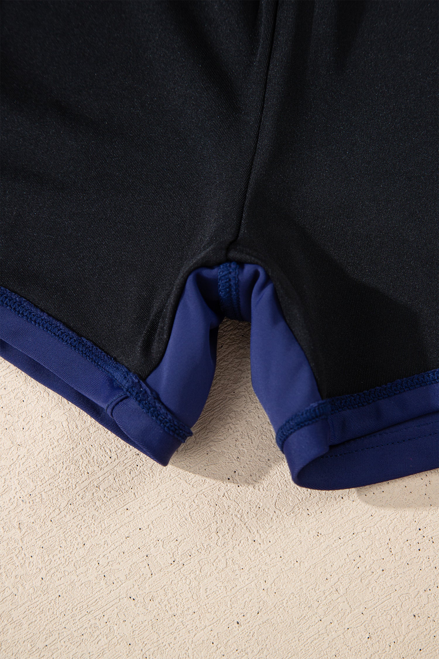 Cali Chic Women Swimsuit Blue Floral Print Patchwork Bow Knot Detail Sleeveless Swim Dress - Cali Chic