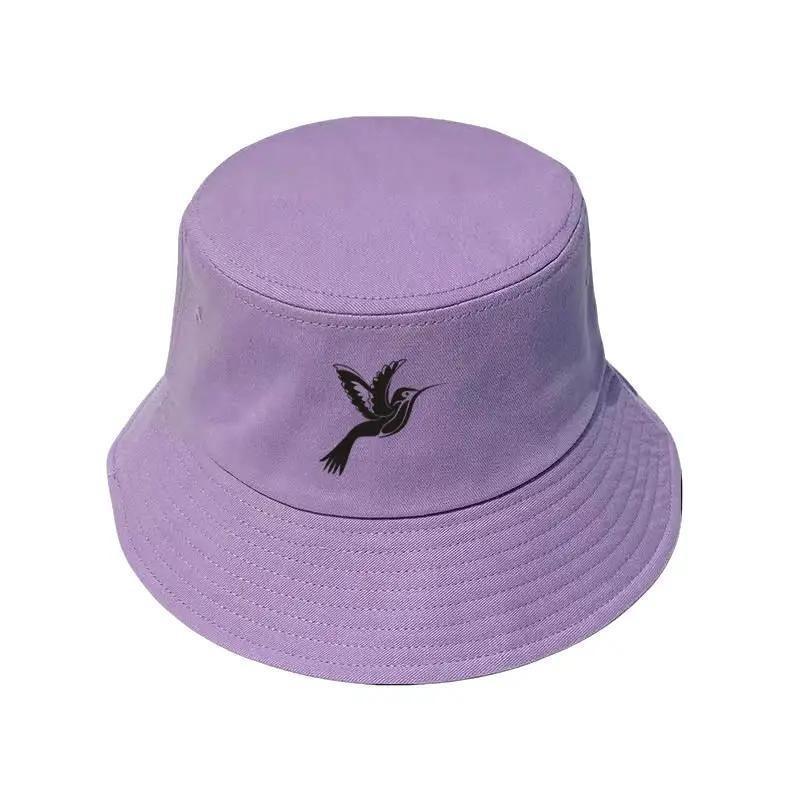 Women's 100% Cotton Embroidered Bucket Hat - Lightweight Beach Accessory