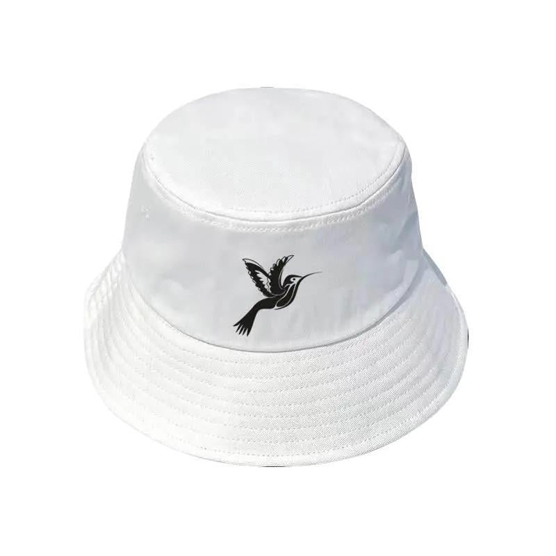 Women's 100% Cotton Embroidered Bucket Hat - Lightweight Beach Accessory