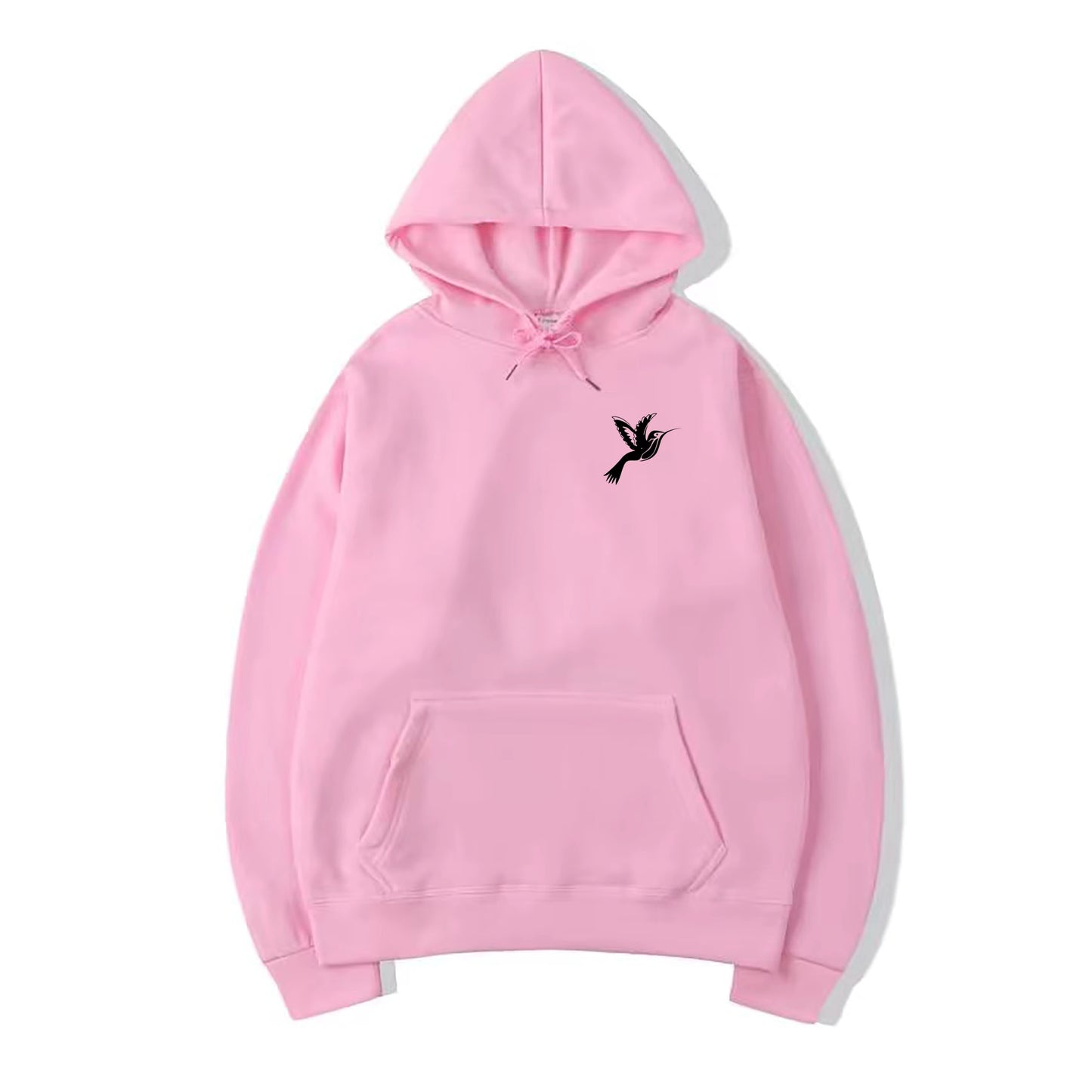 CALI CHIC Women's Pullover Sweatshirt Navy Round Neck Pullover Hoodie Polyester Knit, Casual Fashionable Women's Top Womenswear Outdoor