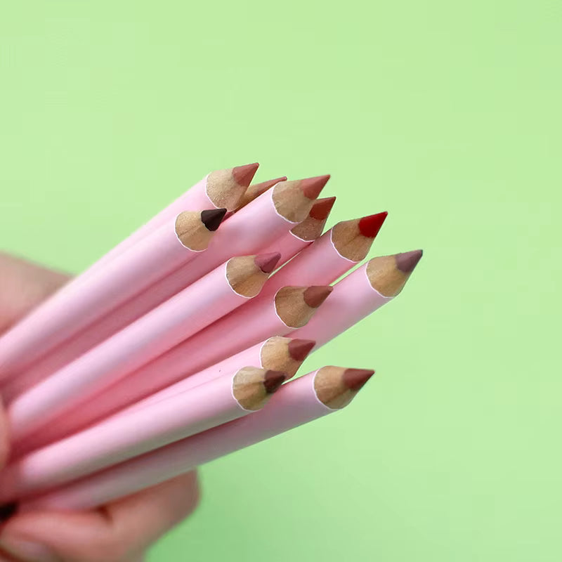 Color Lip Pencil Cream Base Stick - Shade #16 Waterproof Semi-Matte Lip Definer