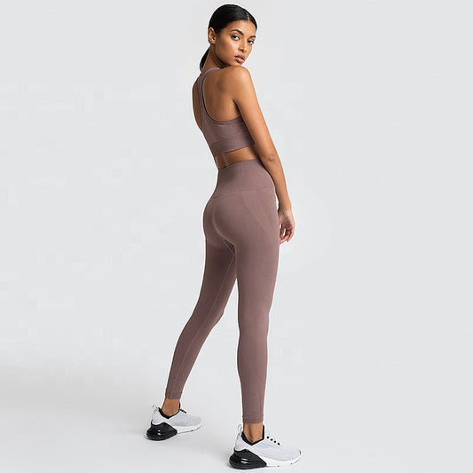 Women's mid-waist seamless yoga pants by CALI CHIC with tummy control, brushed nylon fabric, and comfortable fit.