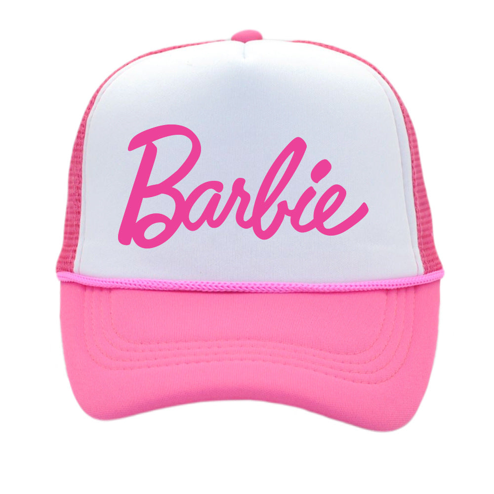 Barbie Trucker Hat Come on Barbie Let's Go Party Adjustable Snapback Closure