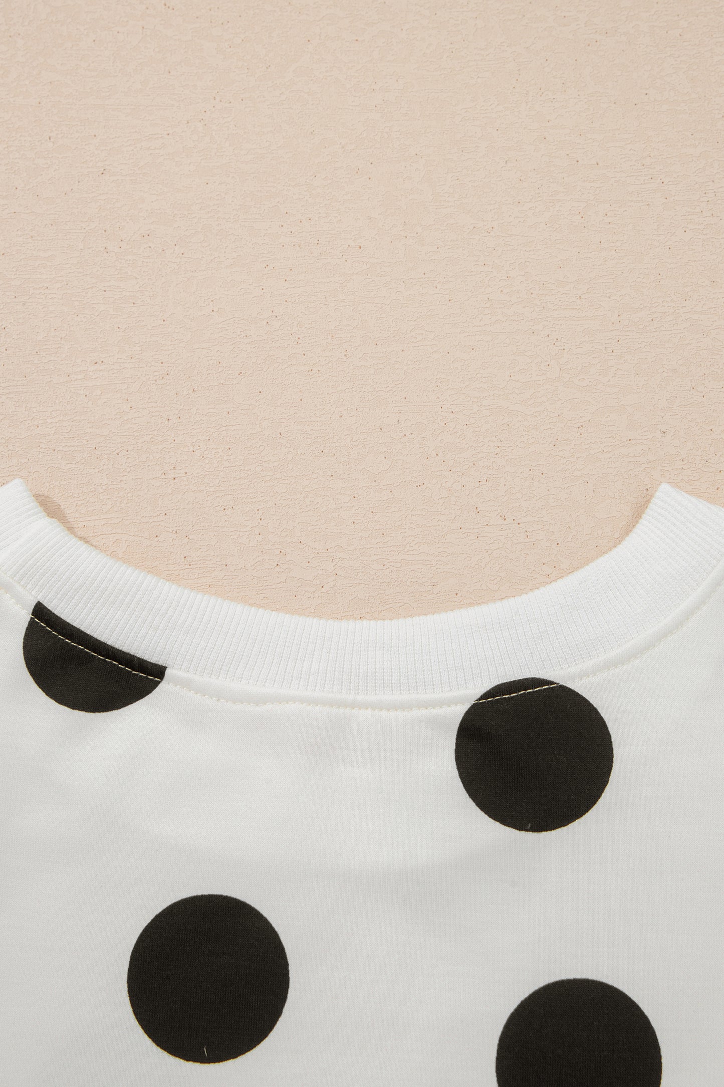 Cali Chic Women Dress White Polka Dot Printed Long Sleeve Flared Mini Dress - Cali Chic