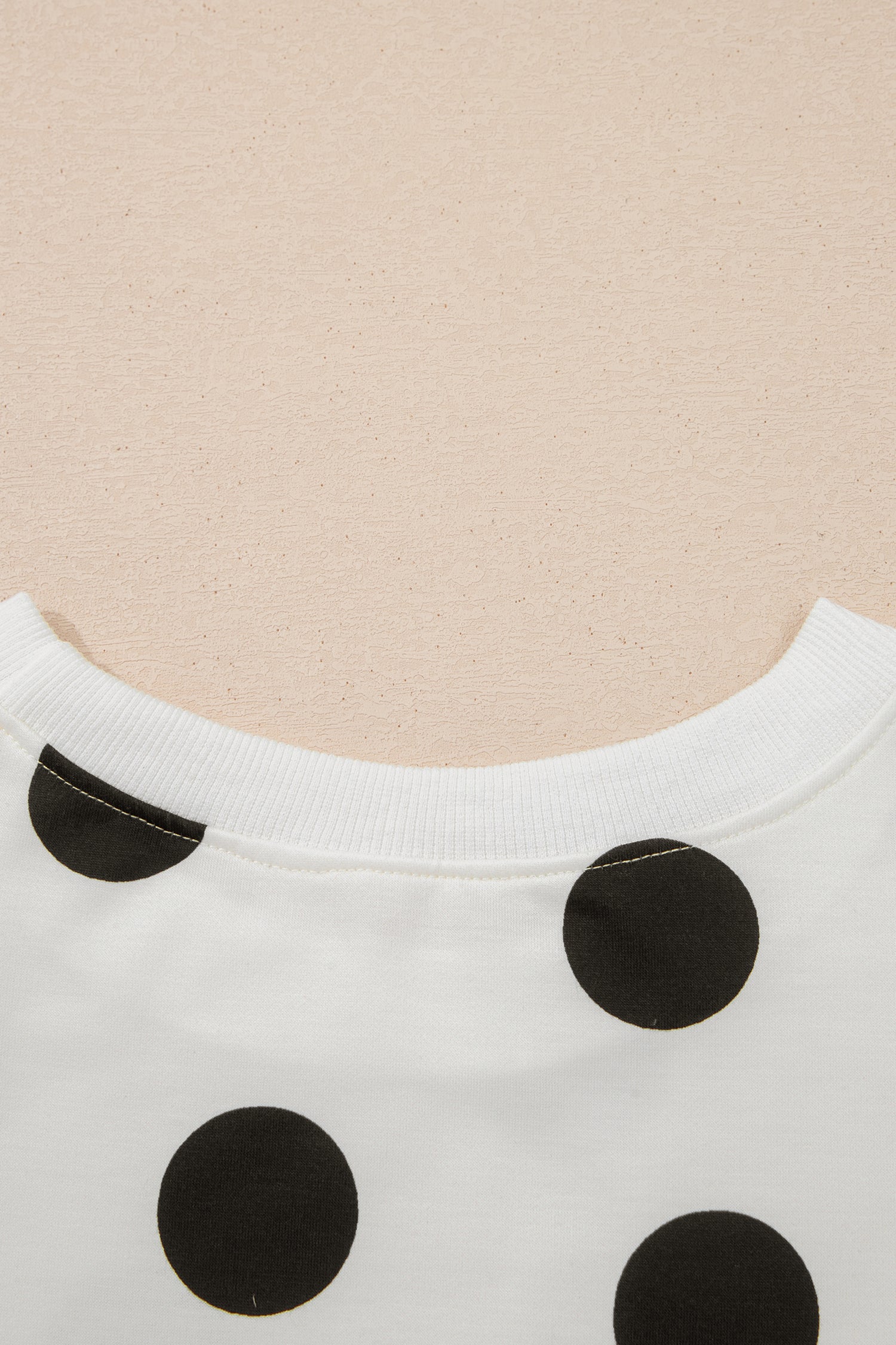 Cali Chic Women Dress White Polka Dot Printed Long Sleeve Flared Mini Dress - Cali Chic