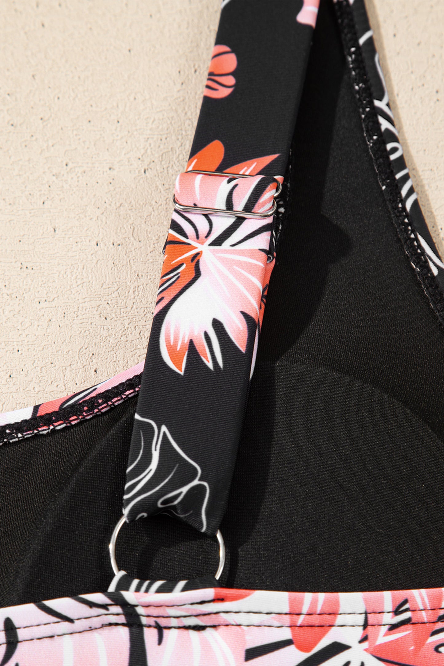 Cali Chic Women Swimsuit Black Scoop Neck Adjustable Tankini and Matching Skort Bathing Suit - Cali Chic