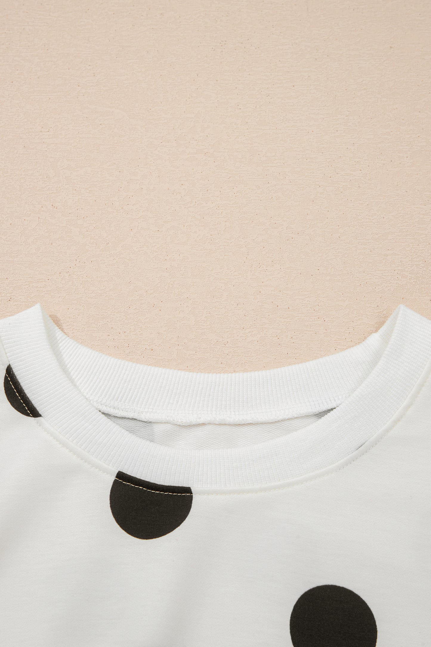 Cali Chic Women Dress White Polka Dot Printed Long Sleeve Flared Mini Dress - Cali Chic