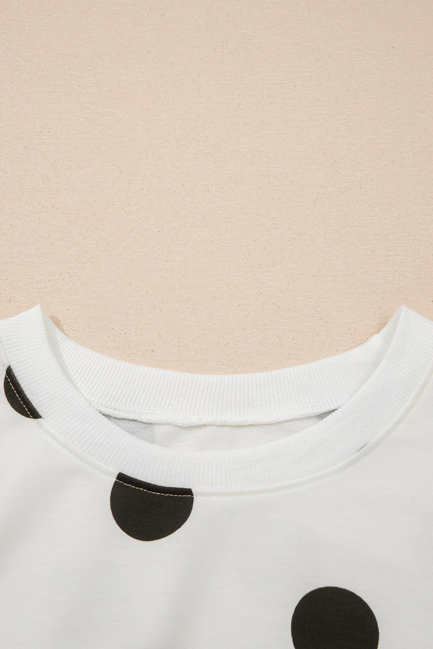 Cali Chic Women Dress White Polka Dot Printed Long Sleeve Flared Mini Dress - Cali Chic