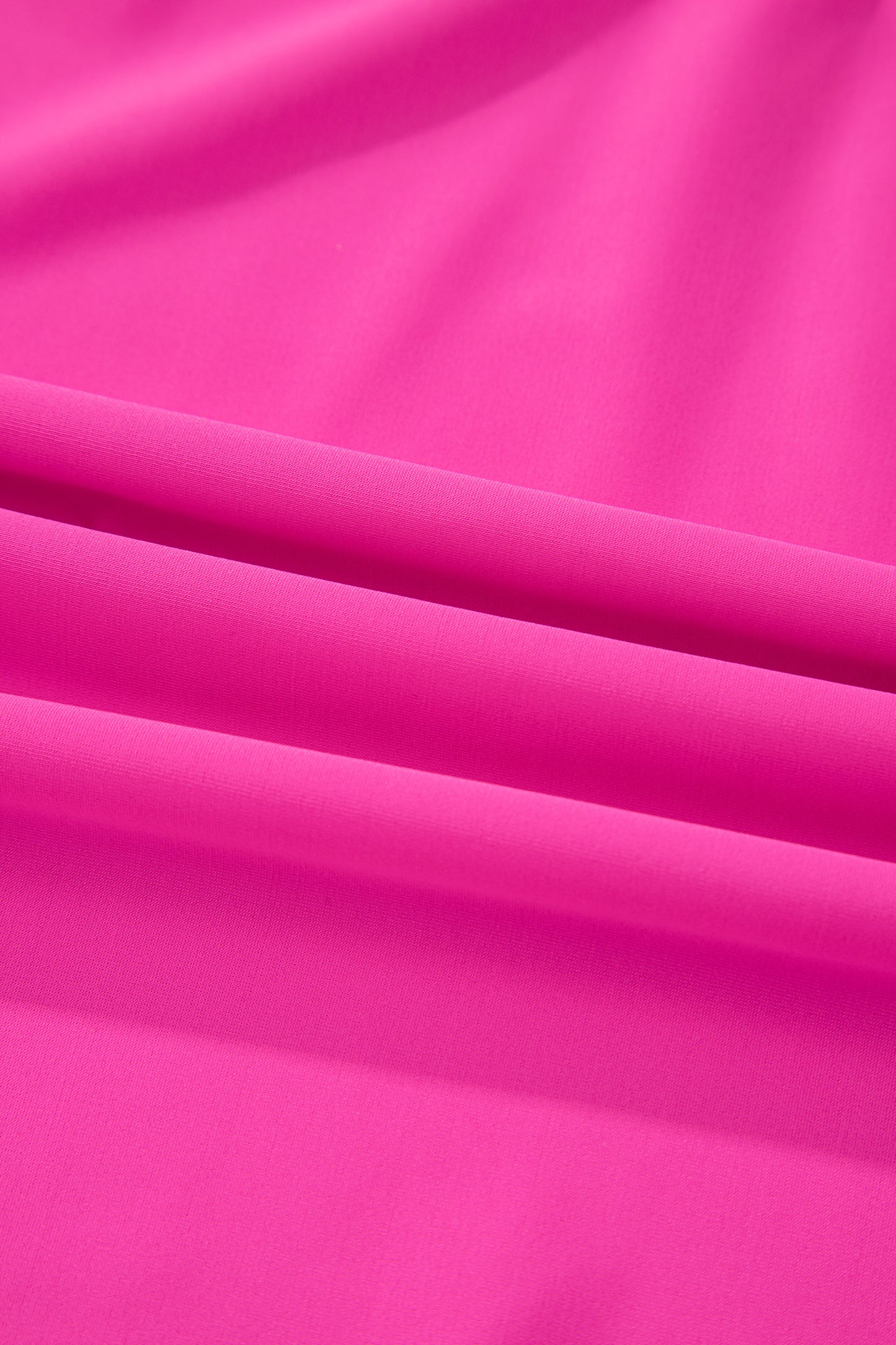 Cali Chic Women Swimsuit Rose Red Contrast Trim Neckline Active Shorts Attached One Piece Swim Dress - Cali Chic