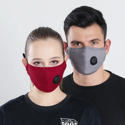 Cycling Face Mask Breathable Washable Grey Ships from USA